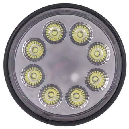 4" Round LED Flood Beam Grille Light for John Deere R Series Tractors, 3200 Lumens