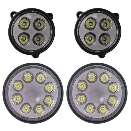 Flood Beam LED Headlight Kit for John Deere R Series Tractors