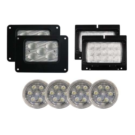 LED Flood Beam Light Kit for International Tractors- (Pkg. of 8)