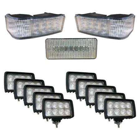 Tiger Lights Complete LED Light Kit for Case IH STX & Steiger Tractors