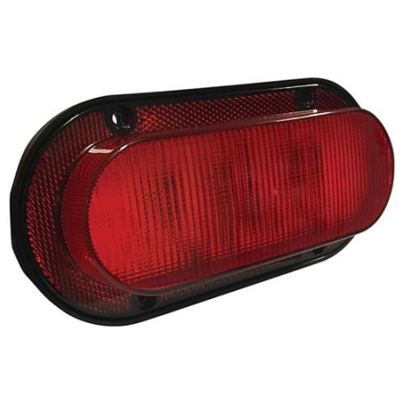 Tiger Lights LED Red Oval Tail Light