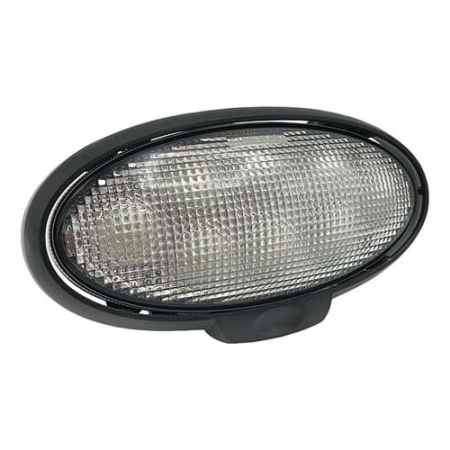 Tiger Lights Oval Flush Mount LED Amber Cab Light for R Series Tractors