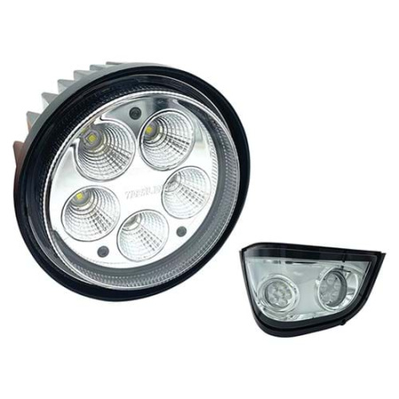 Tiger Lights LED Large Round Headlight Insert for John Deere R Series